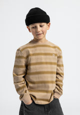 Icon Stripes Kids ocker-striped Vorderansicht