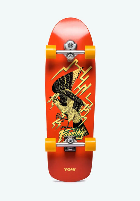 Fanning Falcon Performer 33.5 Signature Series red-yellow Vorderansicht