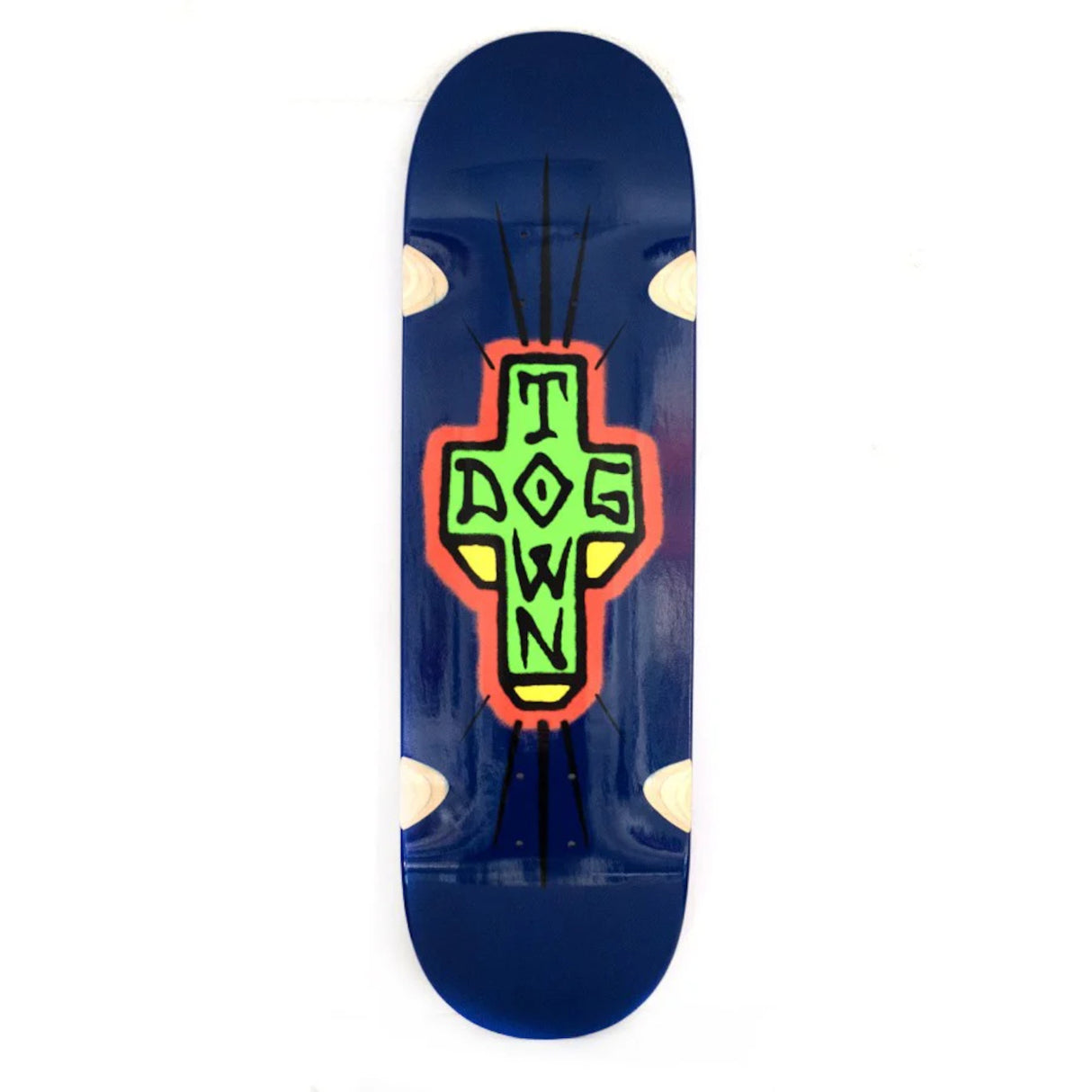 Spray Cross Loose Trucks w/ Wheel Wells blue full dip Vorderansicht