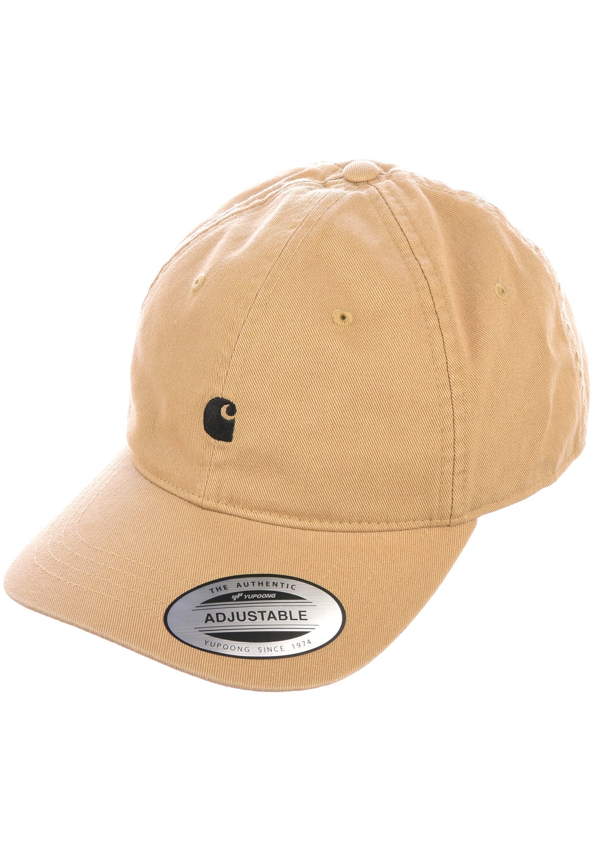 Madison Logo Cap leather-black Vorderansicht