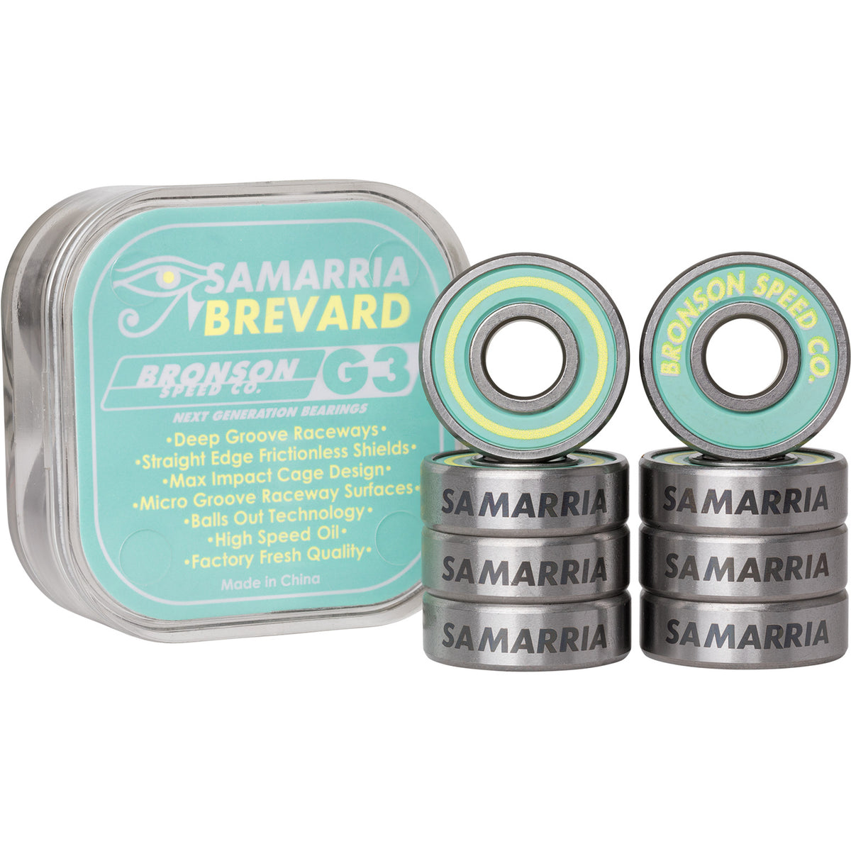 Bronson Speed Skateboard Bearings with Bearing Cleaning Unit Kit Package Deal Bronson Speed Skateboard Bearings with Bearing Cleaning Unit Kit Package Deal
