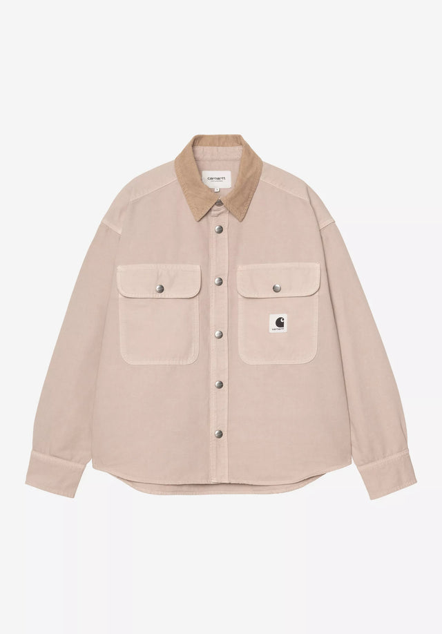 Prescott Shirt Jac string-leathergarmentdyed Vorderansicht
