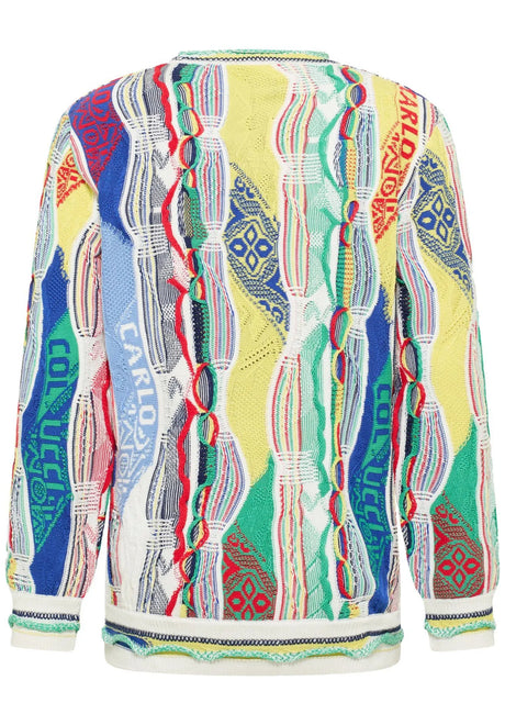 Knit Regular Fit offwhite Rueckenansicht