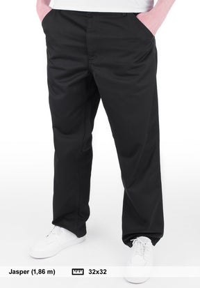 Simple Pant blackrinsed Vorderansicht