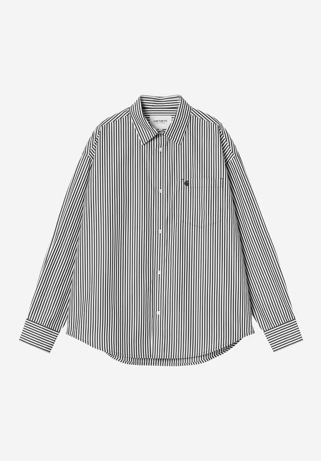 W' L/S Daldry Shirt daldrystripe-black-stripe Vorderansicht