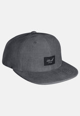 Flat 6-Panel Cap bluegrey-cord Vorderansicht