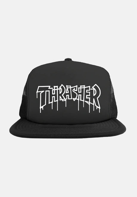 One-Liner Trucker Hat black-black Vorderansicht