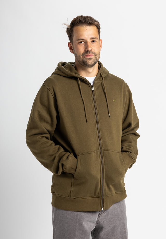 Easy Zip olive Vorderansicht