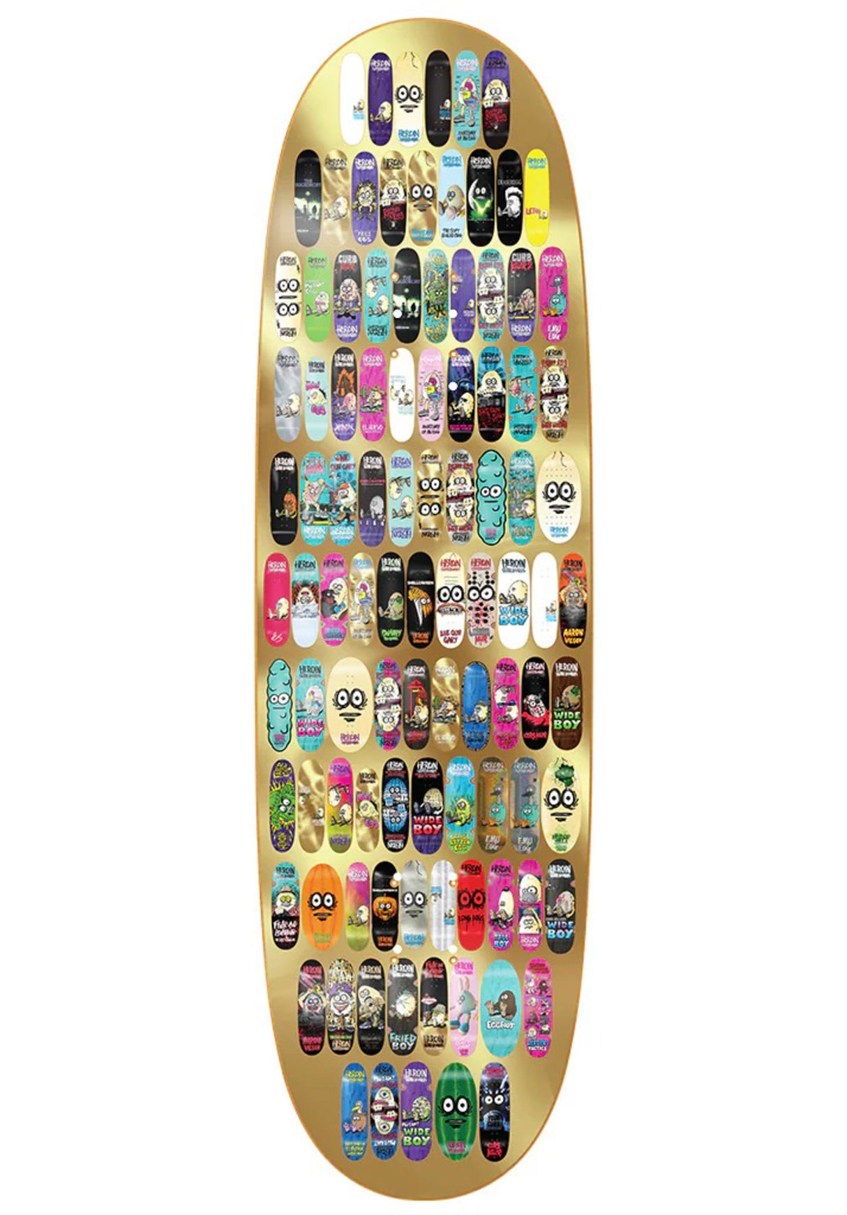 100th Egg multicolored Vorderansicht