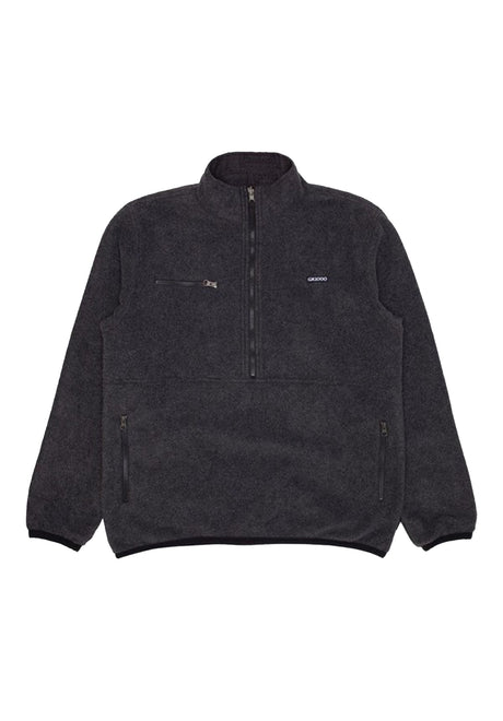 Reversible Polar Fleece black Rueckenansicht
