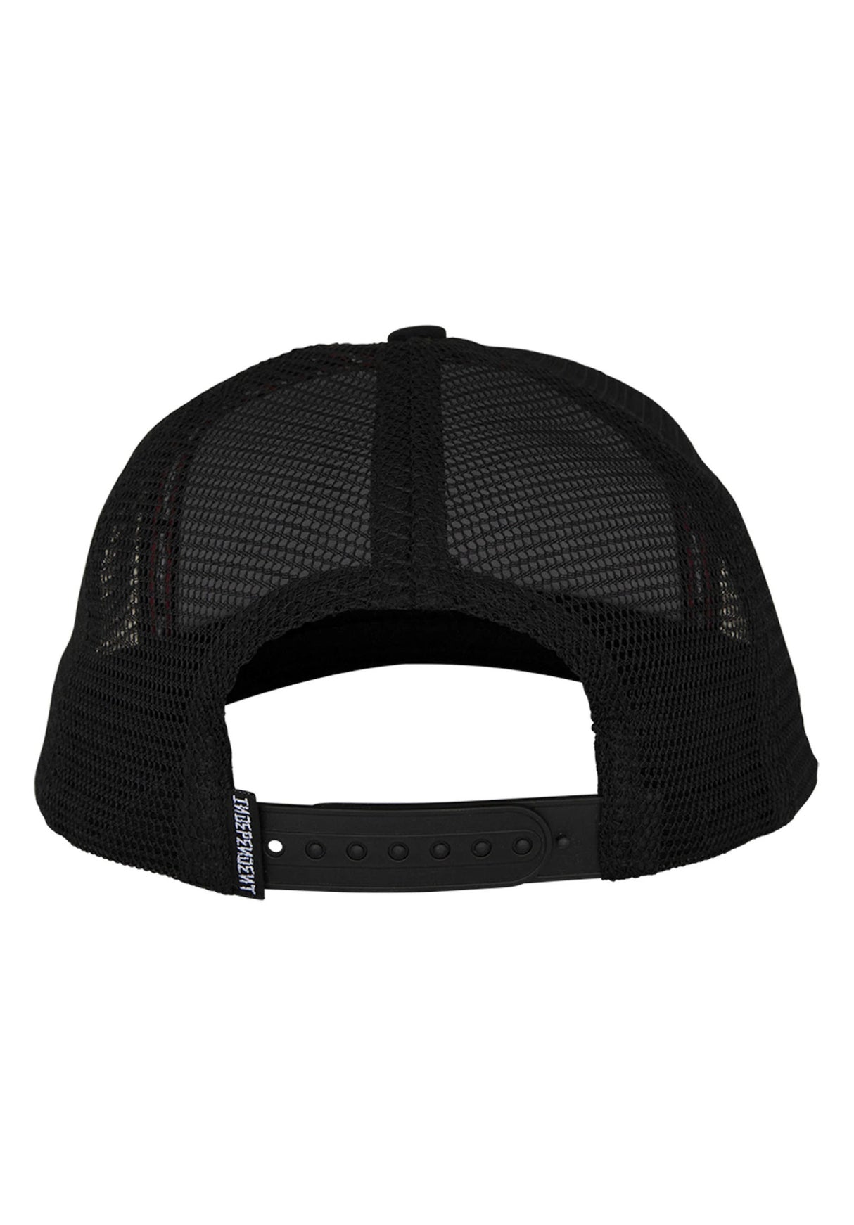 Dressen Skull Rose 5-Panel High Structured Snapbac black Rueckenansicht