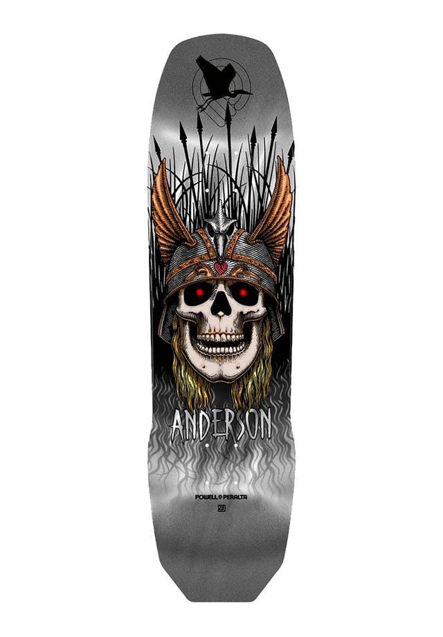 Andy Anderson Heron Skull silver-foil Vorderansicht