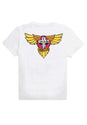 Big Foot 70s Orange Wings white Vorderansicht