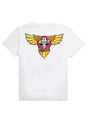 Big Foot 70s Orange Wings white Vorderansicht