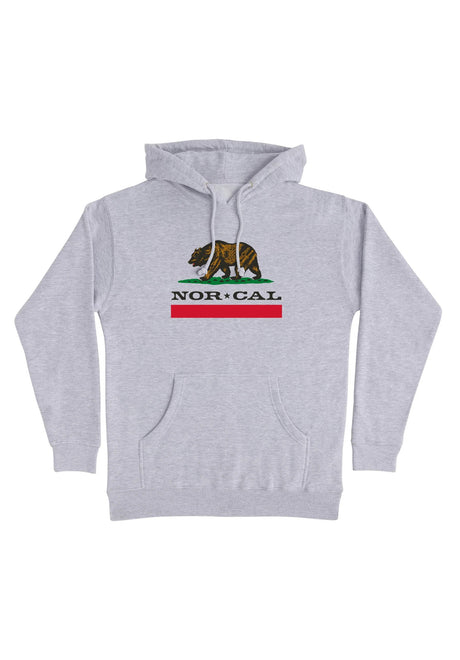 Norcal Republic Hoodie grey heather – Front view