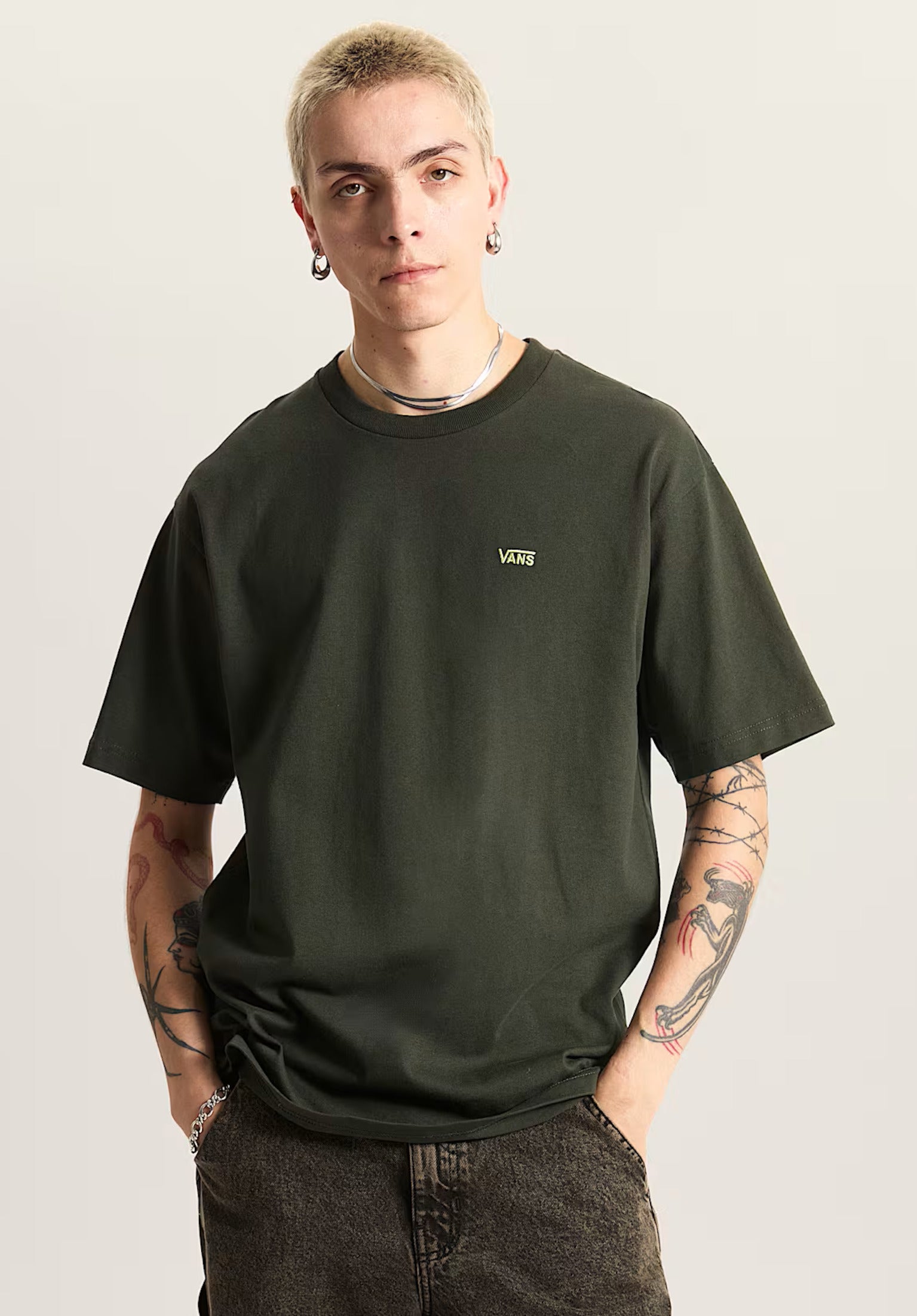Left Chest II Loose Vans Camiseta en driedkelp para hombres – TITUS