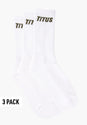 Named 3 Pack white-darkolive Vorderansicht