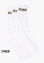 Named 3 Pack white-darkolive Vorderansicht
