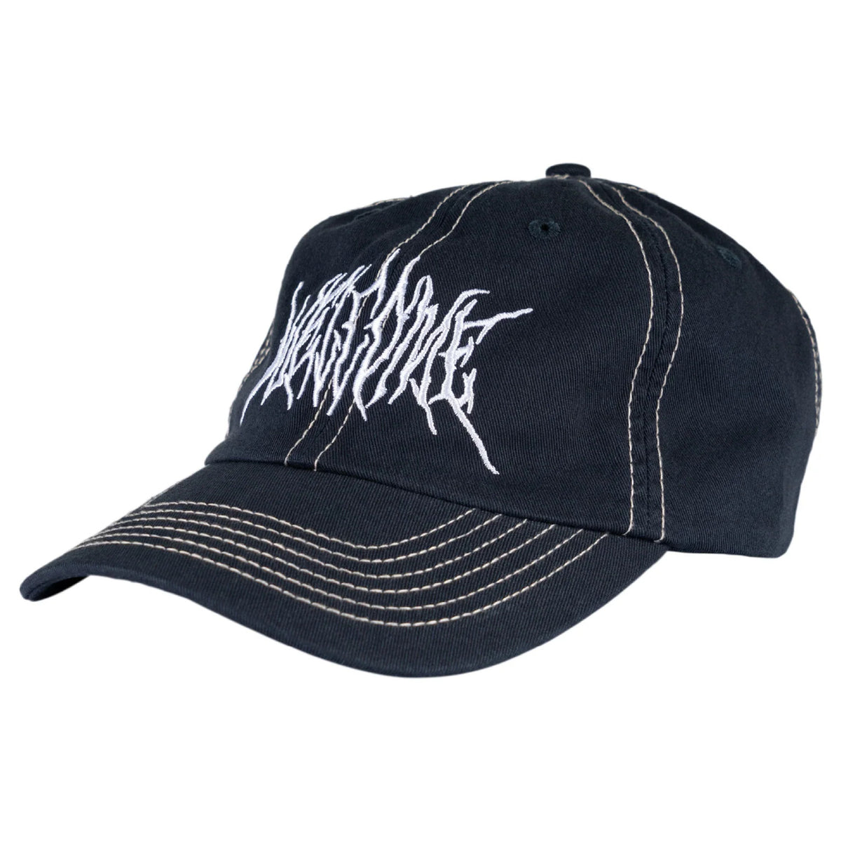Caste 6-Panel Unstructured Welcome Cap in navy-white – TITUS