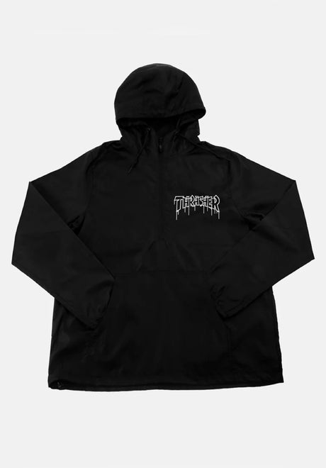 Thrasher One-Liner Light Jacket black – Front view