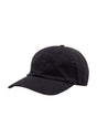 Tag 6-Panel Polo Snapback black-washed Vorderansicht