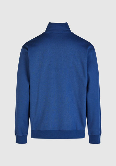 Cleptomanicx Ligull Classic Quarter Zip Felpa estateblue – Vista posteriore