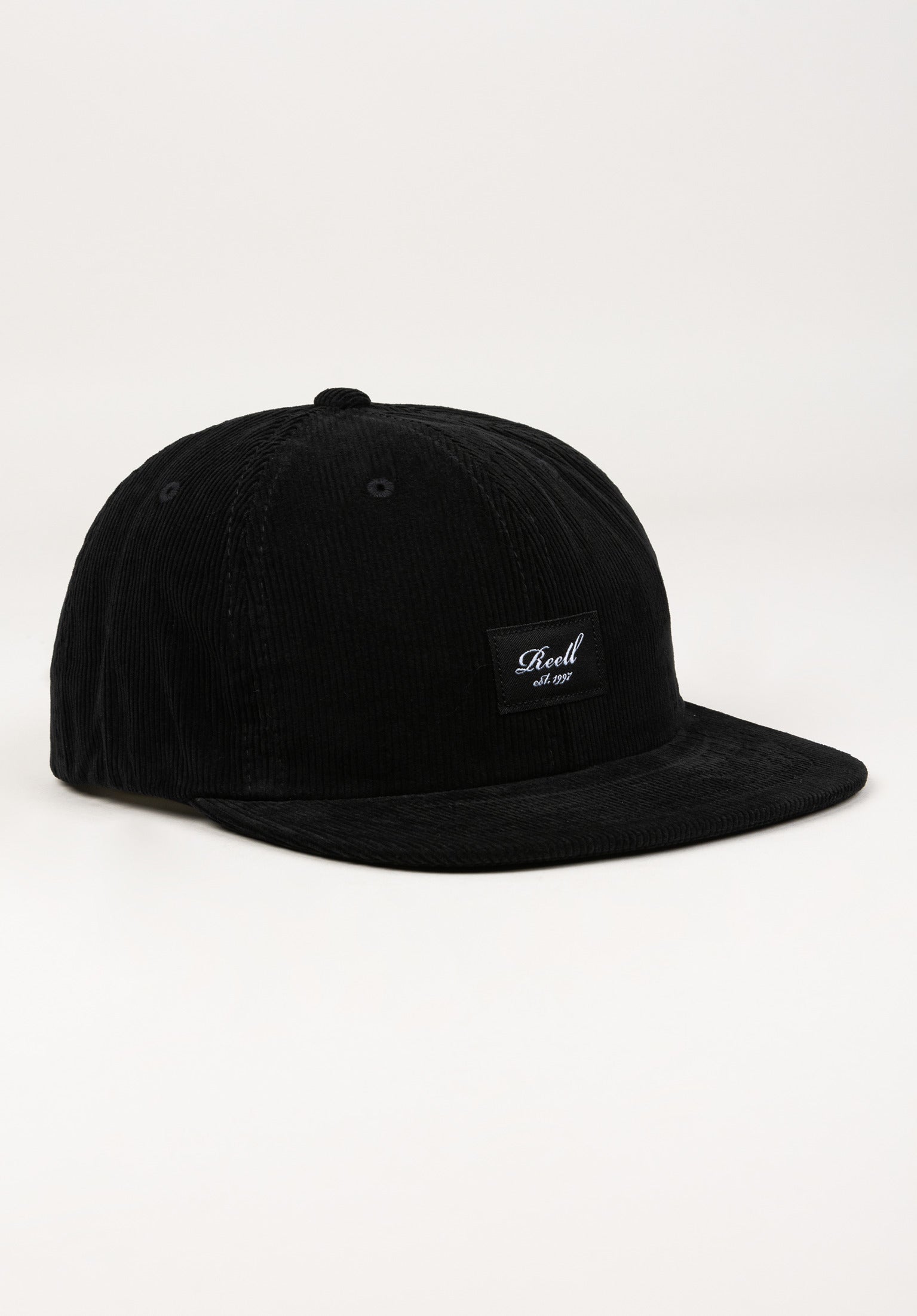 Flat 6-Panel Cap Reell Cap in black-cord for men – TITUS