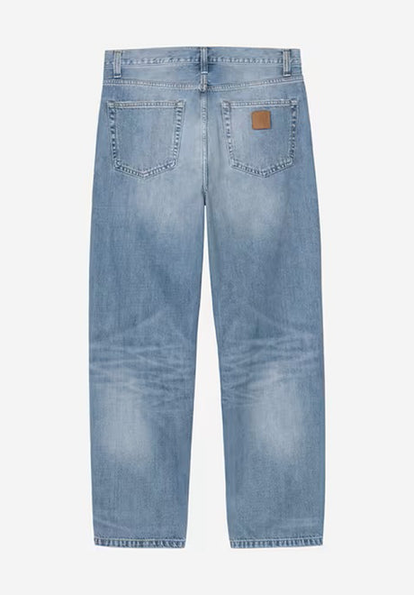 Carhartt WIP Aaron Pant Jeans blueburstwashed – Back view