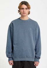 Single Stone PW Crew bluewash Vorderansicht