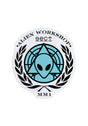 AWOL Sticker blue Vorderansicht
