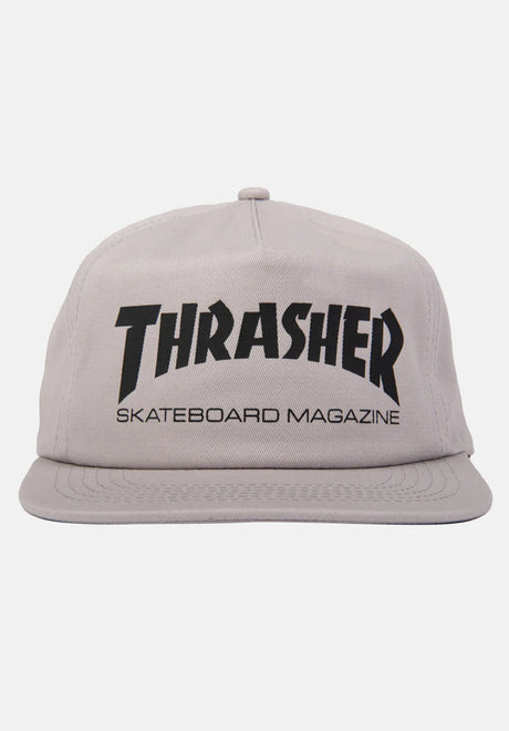 Skate Mag Snapback grey-black Vorderansicht