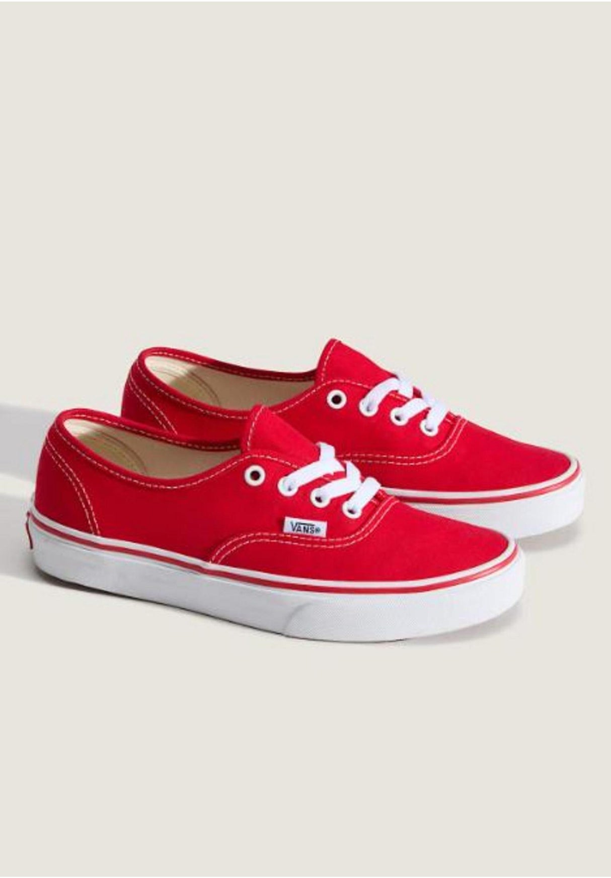 Authentic red Rueckenansicht