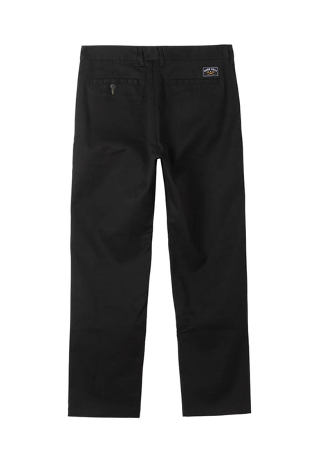 Dark Seas Go-To Chino- / Workerbroek black – Achteraanzicht