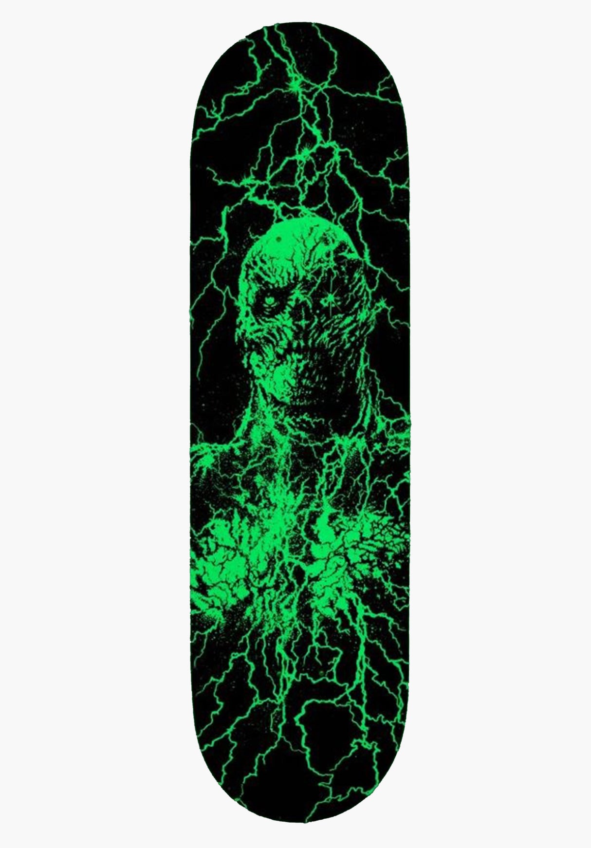 X Stranger Things Vecna glow-in-the-dark Rueckenansicht