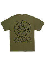 Face Plant military-green Rueckenansicht