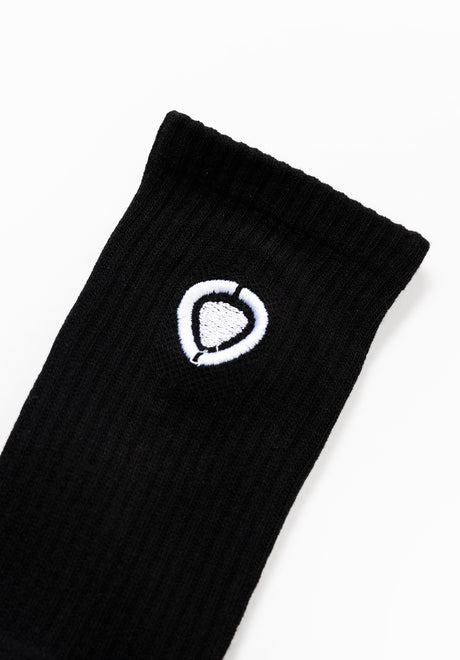 High Socks black-white Closeup1