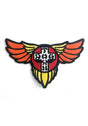 Wings 70s Patch orange-yellow Vorderansicht