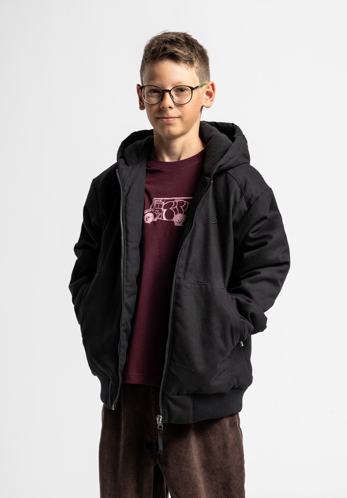 Theodore Kids black Rueckenansicht