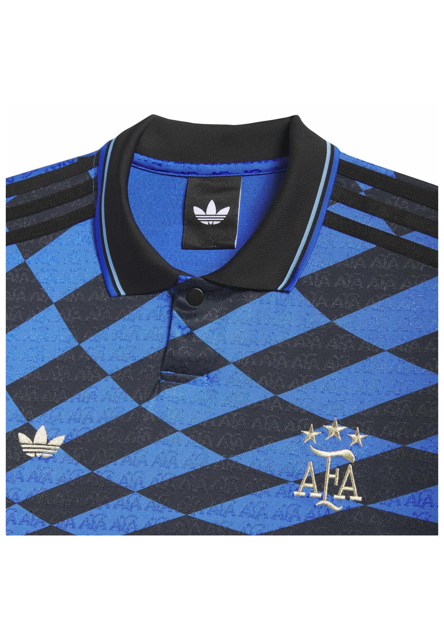 Thrasher x AFA Jersey adidas-skateboarding T-Shirt in black-blue