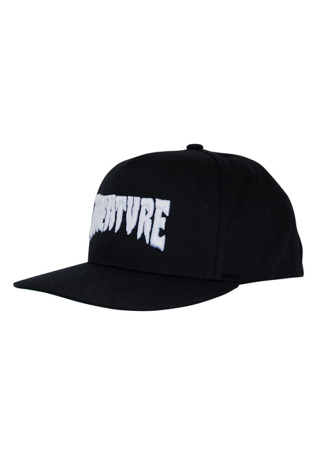 Mono Logo 5-Panel Structured Snapback black Rueckenansicht
