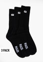 Emb Logo 3 Pack black Vorderansicht
