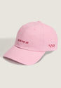Check Side Curved Bill Jockey pinkdawn Vorderansicht