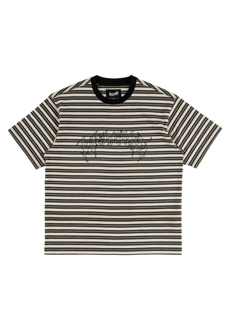 Concrete striped grey Vorderansicht