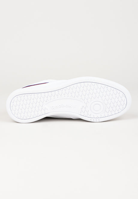 Club C 85 vegan white-classiccobalt-burgundy Closeup1