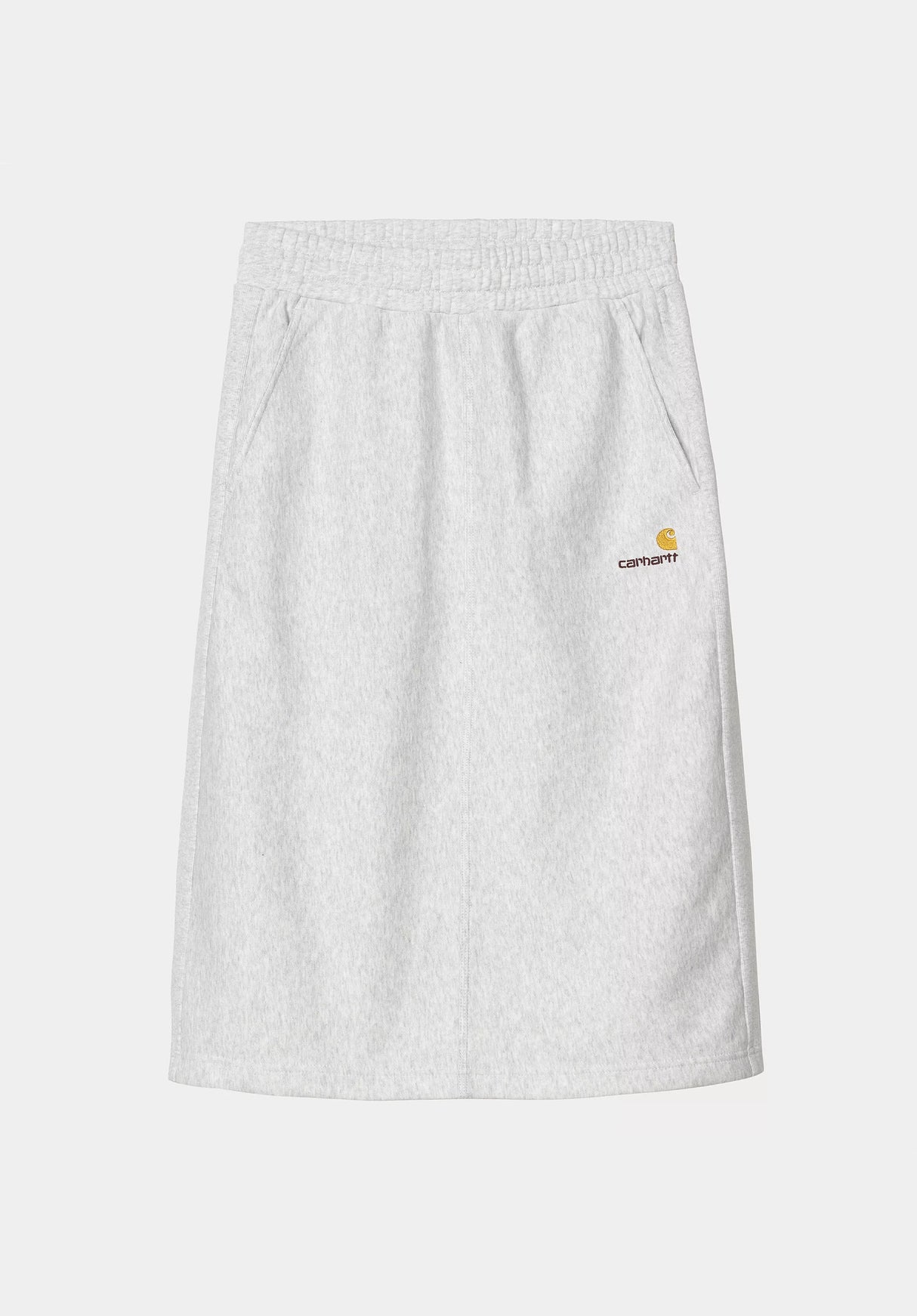 W' American Script Sweat ashheather Vorderansicht