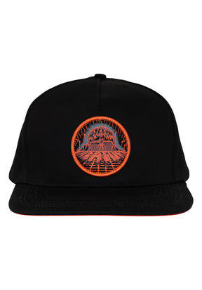 Lost At Sea 5-Panel Structured Snapback black Vorderansicht