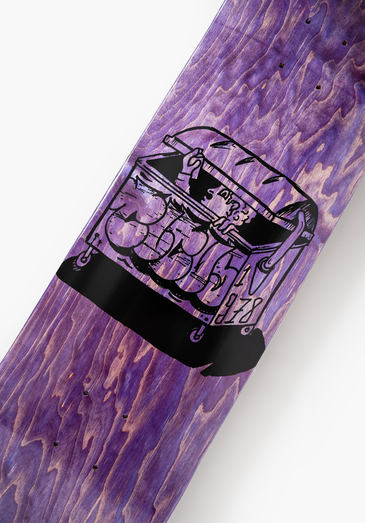 Tonne purple Oberansicht