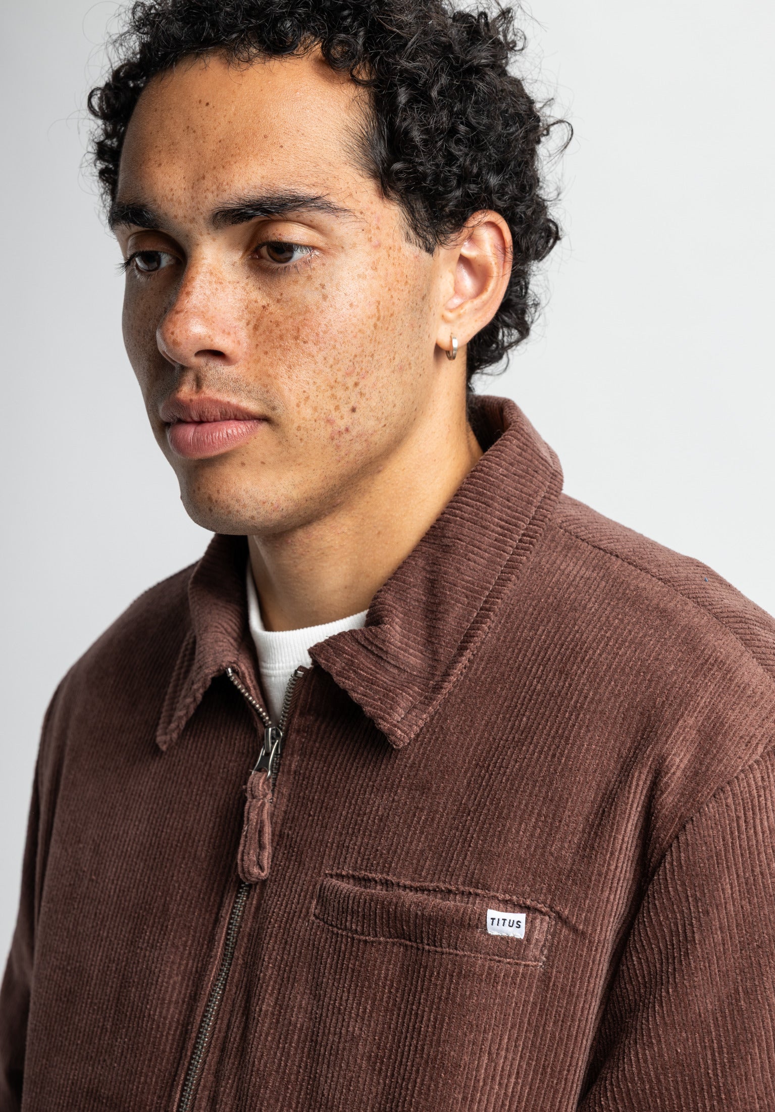 Sanger TITUS Winter Jackets in darkbrown-cord for men