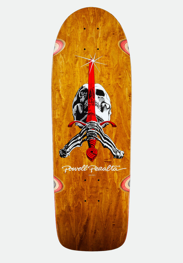 OG Ray Rodriguez Skull & Sword brown stain Vorderansicht