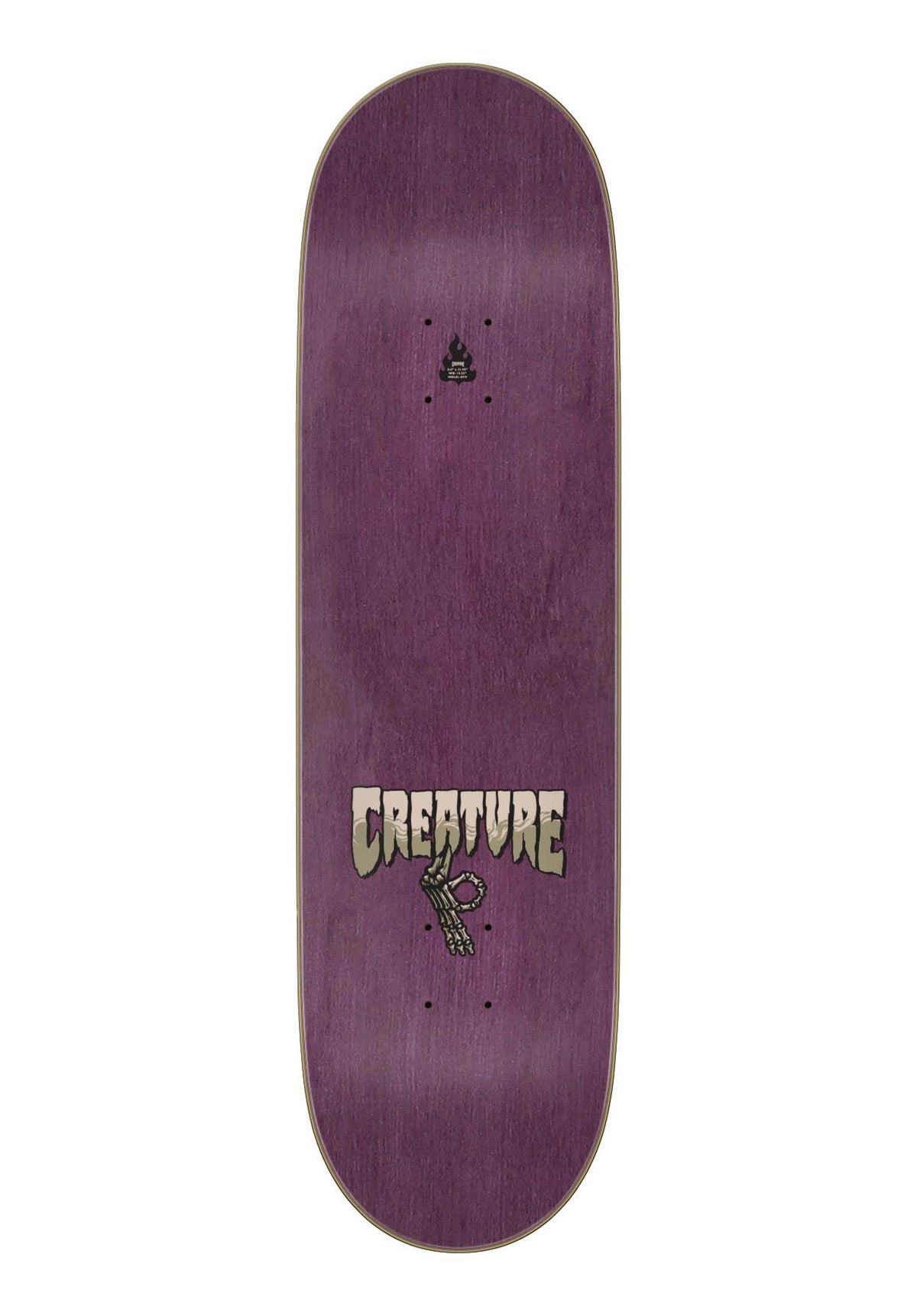 Creature Raffin Reaper Pro Deck green-purple – Achteraanzicht